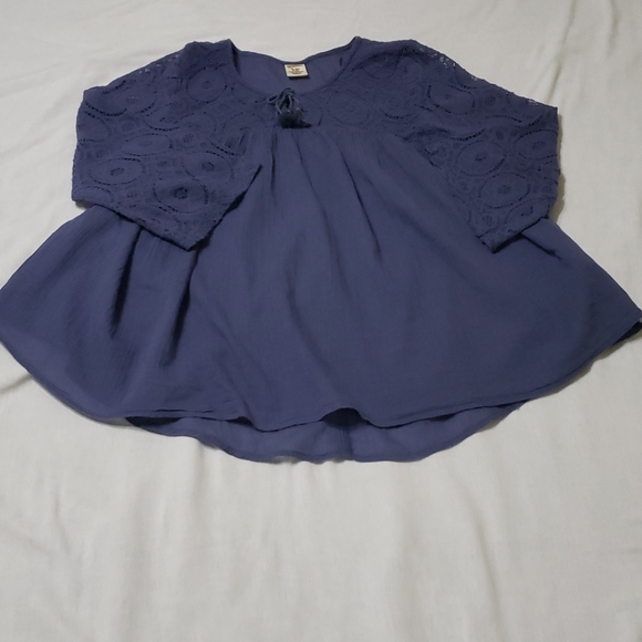 Arizona Jeans Co. Girls Woven Lace Blouse - Picture 4 of 8